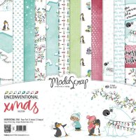 Moda Scrap uncoventional xmas Paper Pack 12x12
