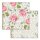 Stamperia Letters & Flowers 12 x 12 inch