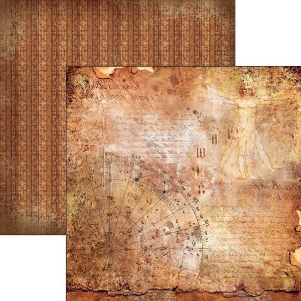 Scrapbooking Papier Codex Leonardo  CBS028 12 x 12 inch