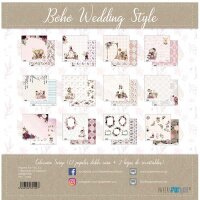 Paper for you wedding boho style 12x12 inch