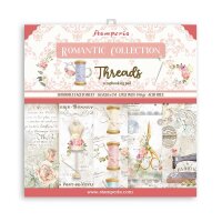 Stamperia Romantic Collection Threads 12 x 12 inch