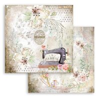 Stamperia Romantic Collection Threads 12 x 12 inch