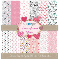 Paper for you love is all around Collection 12x12 inch