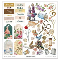 Lexi Design Sewing Storied 12x12 inch