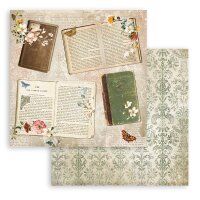 Stemperia Scrapbooking Papier Romantic Garden of Promises 12x12 inch