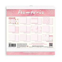 Stamperia scrapbooking Papier Babydream pink12x12 inch