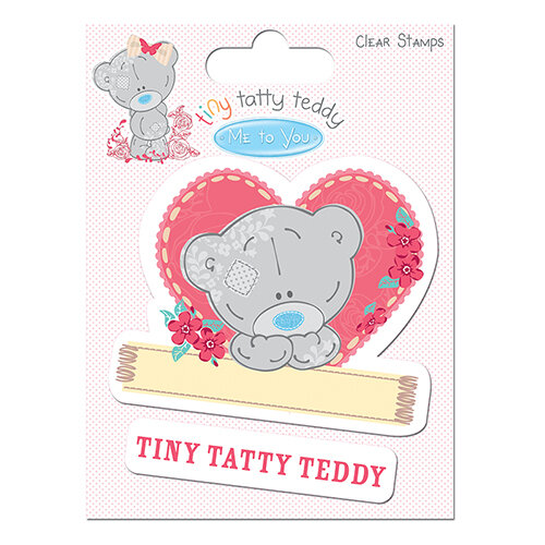 Clear Stamp Tiny Tatty Teddy heart