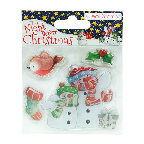 Clear Stamp Night before Christmas Snowman