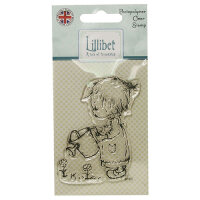 Lillibet Clear Stamp Watering Flowers
