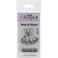 small clear stamp hogs & kisses