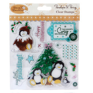 Clear Stamps Penelope & Percy little Christmas