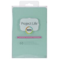 Cards für Projekt Life 4 x 6 inch Blush 60 Stück