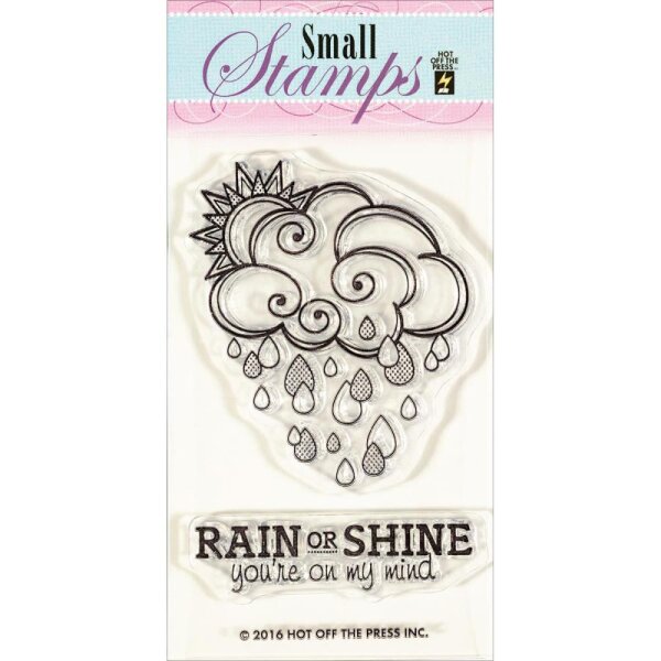 small clear stamp Cloud & Raindrops