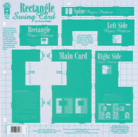 Rectangle Swing Card Template 12"x12"
